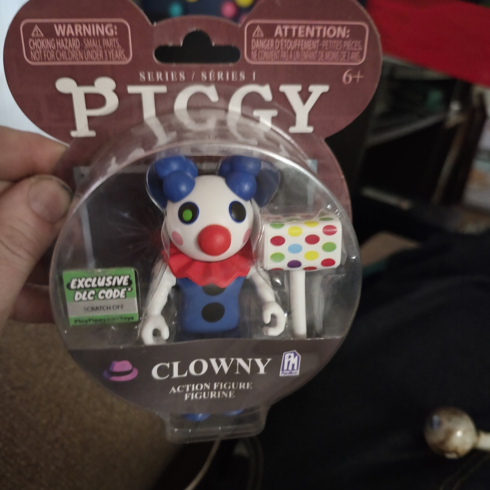 Roblox Piggy Series 1 Clowny Action Figure By PhatMojo 3.5" Tall New In Package